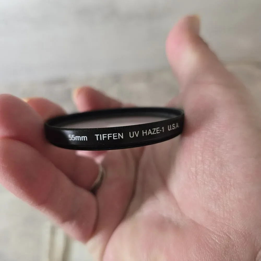 Tiffen 55mm UV Haze 1 USA Filter   New but old stock